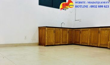 Khu vực bếp nhà phố D9 Tăng Long River View