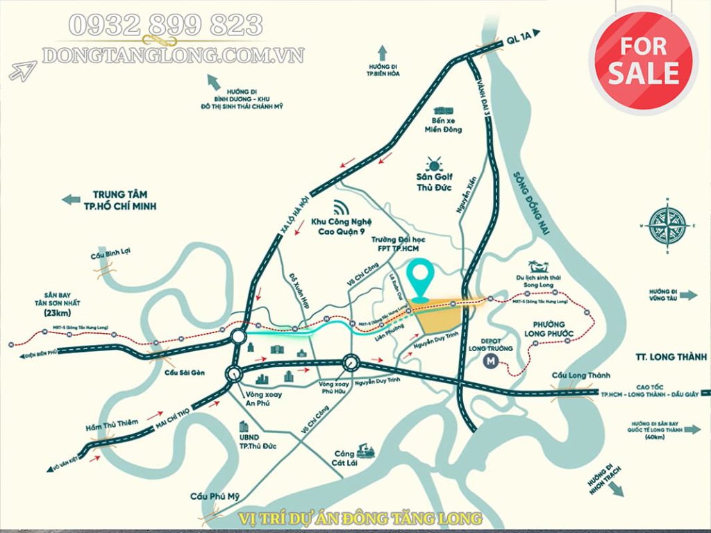 Vị trí căn nhà 154N7 Đông Tăng Long