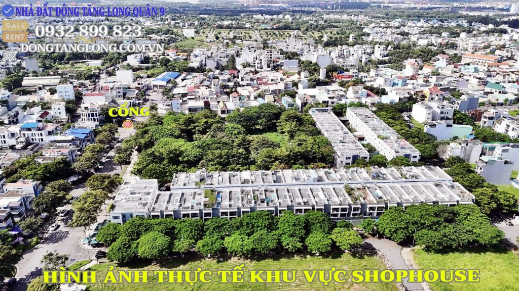Hình ảnh thực tế Shophouse Đông Tăng Long