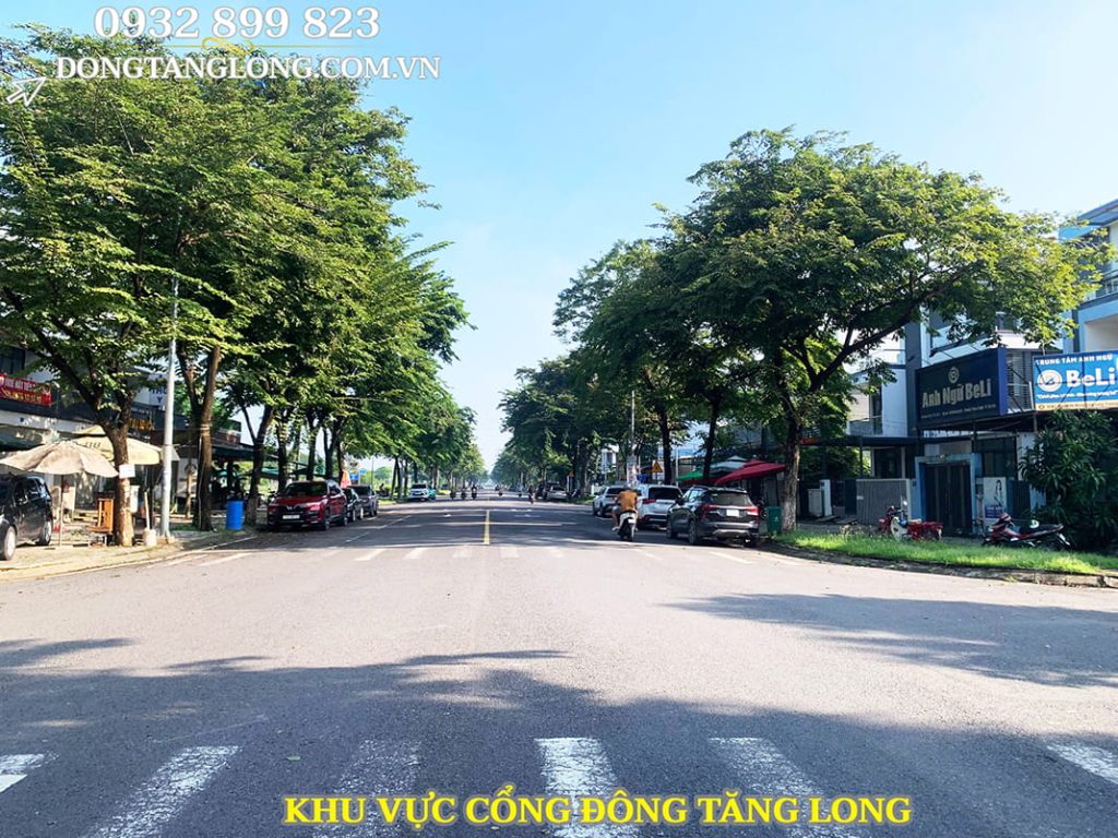 Khu vực cổng Shophouse Đông Tăng Long