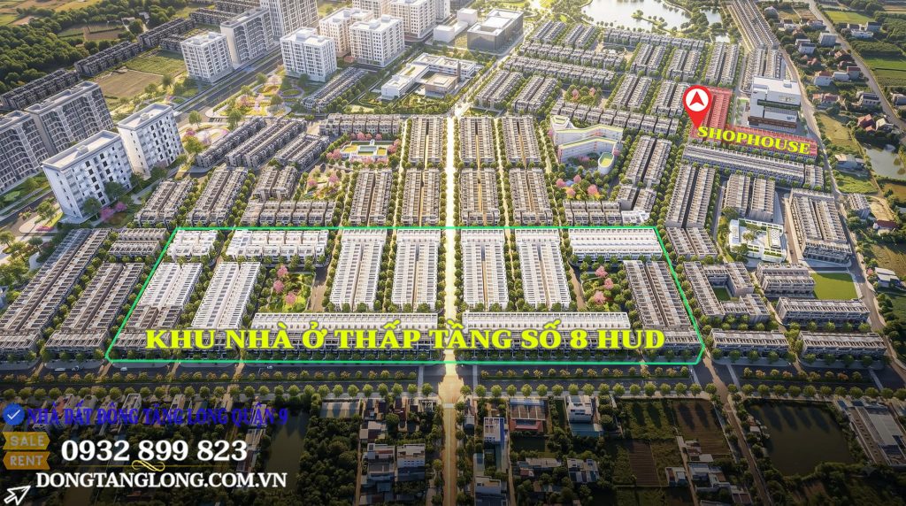 Khu vực shophouse Kinh doanh Đông Tăng Long